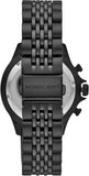 Buy Shop Michael Kors Bayville Chronograph Black Dial Black Steel Strap Watch For Men - MK8750 USA Online