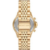 Buy Shop Michael Kors Bayville Chronograph Black Dial Gold Steel Strap Watch For Men - MK8726 USA Online