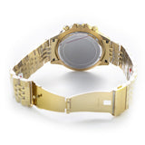 Buy Shop Michael Kors Bayville Chronograph Black Dial Gold Steel Strap Watch For Men - MK8726 USA Online