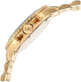 Buy Shop Michael Kors Bayville Chronograph Black Dial Gold Steel Strap Watch For Men - MK8726 USA Online