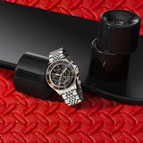 Buy Shop Michael Kors Bayville Chronograph Black Dial Silver Steel Strap Watch For Men - MK8725 USA Online