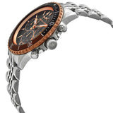 Buy Shop Michael Kors Bayville Chronograph Black Dial Silver Steel Strap Watch For Men - MK8725 USA Online