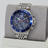 Buy Shop Michael Kors Bayville Chronograph Black Dial Silver Steel Strap Watch For Men - MK8749 USA Online