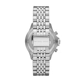 Buy Shop Michael Kors Bayville Chronograph Black Dial Silver Steel Strap Watch For Men - MK8749 USA Online