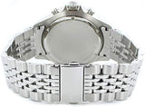 Buy Shop Michael Kors Bayville Chronograph Black Dial Silver Steel Strap Watch For Men - MK8749 USA Online