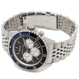 Buy Shop Michael Kors Bayville Chronograph Black Dial Silver Steel Strap Watch For Men - MK8749 USA Online
