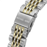 Buy Shop Michael Kors Bayville Chronograph Black Dial Two Tone Steel Strap Watch For Women - MK8872 USA Online