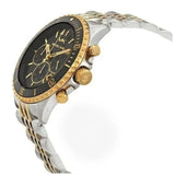 Buy Shop Michael Kors Bayville Chronograph Black Dial Two Tone Steel Strap Watch For Women - MK8872 USA Online