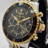 Buy Shop Michael Kors Bayville Chronograph Black Dial Two Tone Steel Strap Watch For Women - MK8872 USA Online