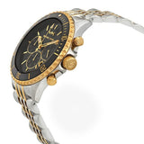 Buy Shop Michael Kors Bayville Chronograph Black Dial Two Tone Steel Strap Watch For Women - MK8872 USA Online