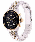 Buy Shop Michael Kors Bayville Chronograph Black Dial Two Tone Steel Strap Watch For Women - MK8872 USA Online