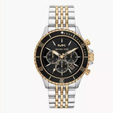 Buy Shop Michael Kors Bayville Chronograph Black Dial Two Tone Steel Strap Watch For Women - MK8872 USA Online
