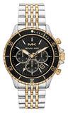 Buy Shop Michael Kors Bayville Chronograph Black Dial Two Tone Steel Strap Watch For Women - MK8872 USA Online