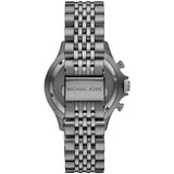 Buy Shop Michael Kors Bayville Chronograph Blue Dial Grey Steel Strap Watch For Men - MK8727 USA Online