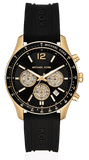 Buy Shop Michael Kors Berkley Chronograph Black Dial Black Rubber Strap Watch for Men - MKO1038 USA Online