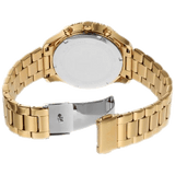 Buy Shop Michael Kors Berkley Chronograph Black Dial Gold Steel Strap Watch For Women - MK7414 USA Online