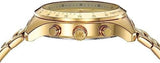 Buy Shop Michael Kors Berkley Chronograph Gold Dial Gold Steel Strap Watch For Women - MK7411 USA Online