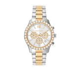 Buy Shop Michael Kors Berkley Chronograph Silver Dial Two Tone Steel Strap Watch For Women - MK7415 USA Online