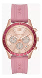 Buy Shop Michael Kors Berkley Quartz Rose Gold Dial Pink Rubber Strap Watch for Women - MKO1039 USA Online