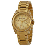 Buy Shop Michael Kors Blair Gold Dial Gold Steel Strap Watch for Women - MK5639 USA Online