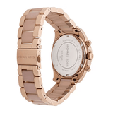 Buy Shop Michael Kors Blair Chronograph Rose Gold Dial Two Tone Steel Strap Watch for Women - MK5943 USA Online