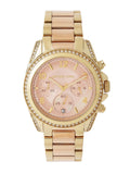 Buy Shop Michael Kors Blair Chronograph Rose Gold Dial Two Tone Steel Strap Watch for Women - MK6316 USA Online