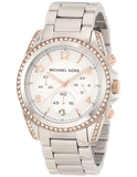 Buy Shop Michael Kors Blair Chronograph Silver Dial Silver Steel Strap Watch for Women - MK5459 USA Online