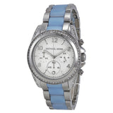 Buy Shop Michael Kors Blair Silver Dial Two Tone Steel Strap Watch for Women - MK6137 USA Online