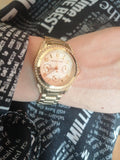 Buy Shop Michael Kors Blair Gold Dial Gold Steel Strap Watch for Women - MK5639 USA Online