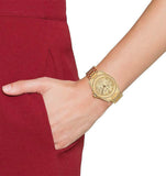 Buy Shop Michael Kors Blair Gold Dial Gold Steel Strap Watch for Women - MK5639 USA Online