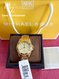 Michael Kors Blair Gold Dial Gold Steel Strap Watch for Women - MK5639