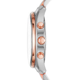 Buy Shop Michael Kors Blair Quartz Analog Rose Gold Dial Two Tone Steel Strap Watch For Women - MK6498 USA Online