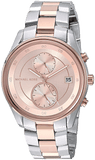Buy Shop Michael Kors Blair Quartz Analog Rose Gold Dial Two Tone Steel Strap Watch For Women - MK6498 USA Online