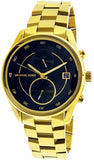 Buy Shop Michael Kors Blair Quartz Black Dial Gold Steel Strap Watch For Women - MK6497 USA Online