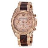 Buy Shop Michael Kors Blair Rose Gold Dial Two Tone Steel Strap Watch For Women - MK5859 USA Online