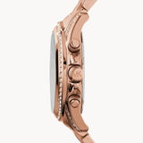 Buy Shop Michael Kors Blair Rose Gold Dial Rose Gold Steel Strap Watch for Women - MK5263 USA Online