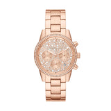 Buy Shop Michael Kors Blair Rose Gold Dial Rose Gold Steel Strap Watch for Women - MK5263 USA Online