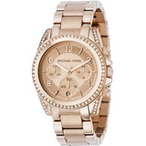 Buy Shop Michael Kors Blair Rose Gold Dial Rose Gold Steel Strap Watch for Women - MK5263 USA Online