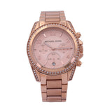 Buy Shop Michael Kors Blair Rose Gold Dial Rose Gold Steel Strap Watch for Women - MK5263 USA Online