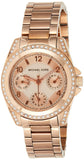 Buy Shop Michael Kors Blair Rose Gold Dial Rose Gold Steel Strap Watch for Women - MK5613 USA Online