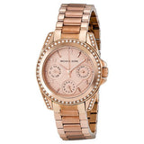 Buy Shop Michael Kors Blair Rose Gold Dial Rose Gold Steel Strap Watch for Women - MK5613 USA Online