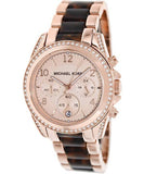Buy Shop Michael Kors Blair Rose Gold Dial Two Tone Steel Strap Watch For Women - MK5859 USA Online