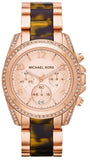 Buy Shop Michael Kors Blair Rose Gold Dial Two Tone Steel Strap Watch For Women - MK5859 USA Online