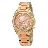 Buy Shop Michael Kors Blair Chronograph Rose Gold Dial Two Tone Steel Strap Watch for Women - MK6316 USA Online