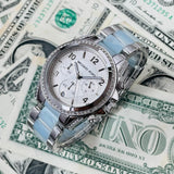Buy Shop Michael Kors Blair Silver Dial Two Tone Steel Strap Watch for Women - MK6137 USA Online