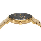 Buy Shop Michael Kors Blake Quartz Black Dial Gold Steel Strap Watch for Men - MK9136 USA Online