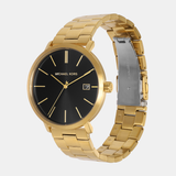 Buy Shop Michael Kors Blake Quartz Black Dial Gold Steel Strap Watch for Men - MK9136 USA Online