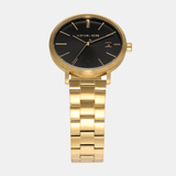 Buy Shop Michael Kors Blake Quartz Black Dial Gold Steel Strap Watch for Men - MK9136 USA Online