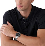 Buy Shop Michael Kors Blake Quartz Black Dial Silver Steel Strap Watch for Men - MK9133 USA Online