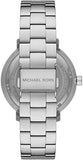 Buy Shop Michael Kors Blake Quartz Black Dial Silver Steel Strap Watch for Men - MK9133 USA Online